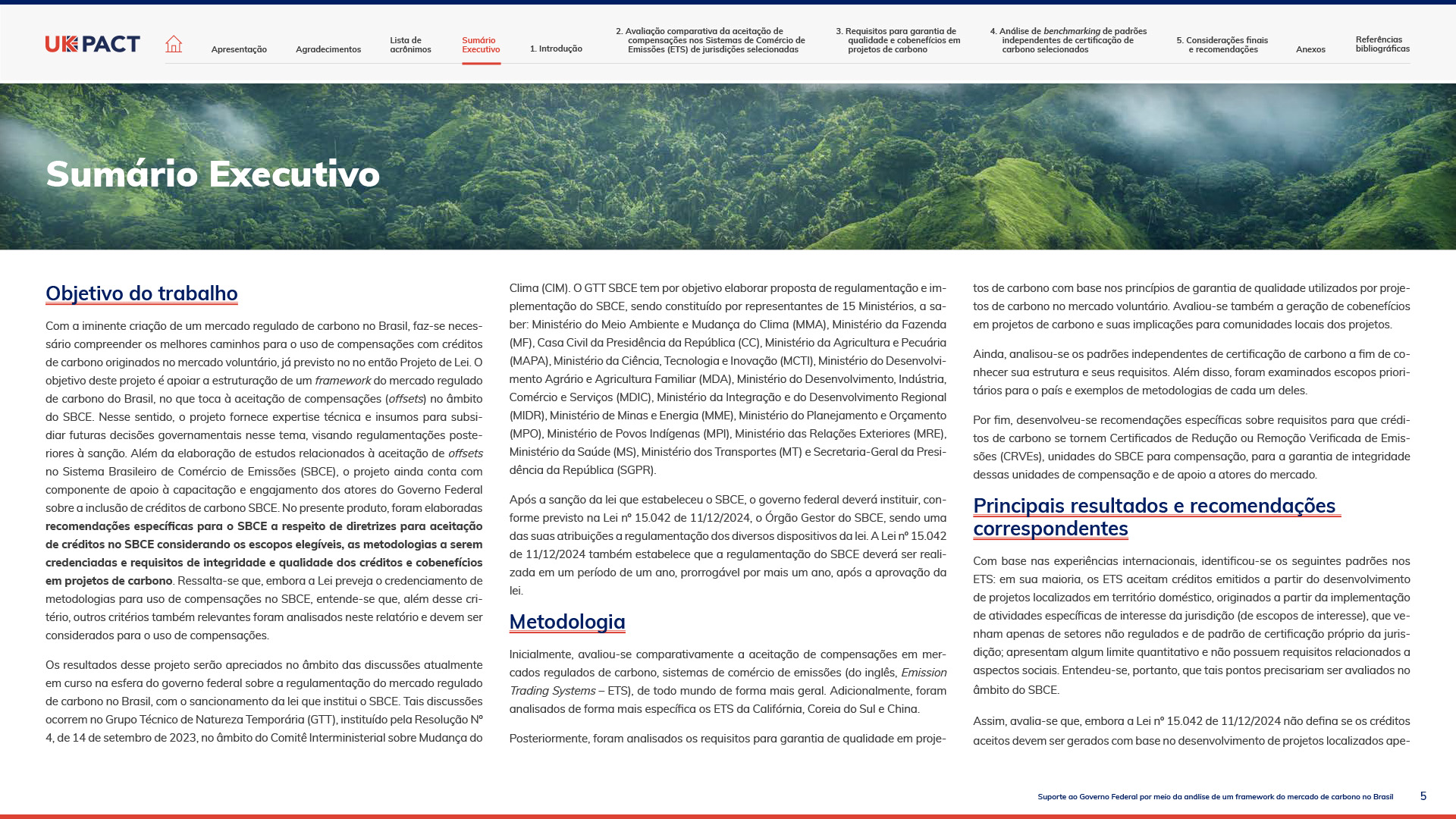Relatório ICC UKPACT