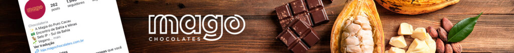 Redes Sociais da Mago Chocolates