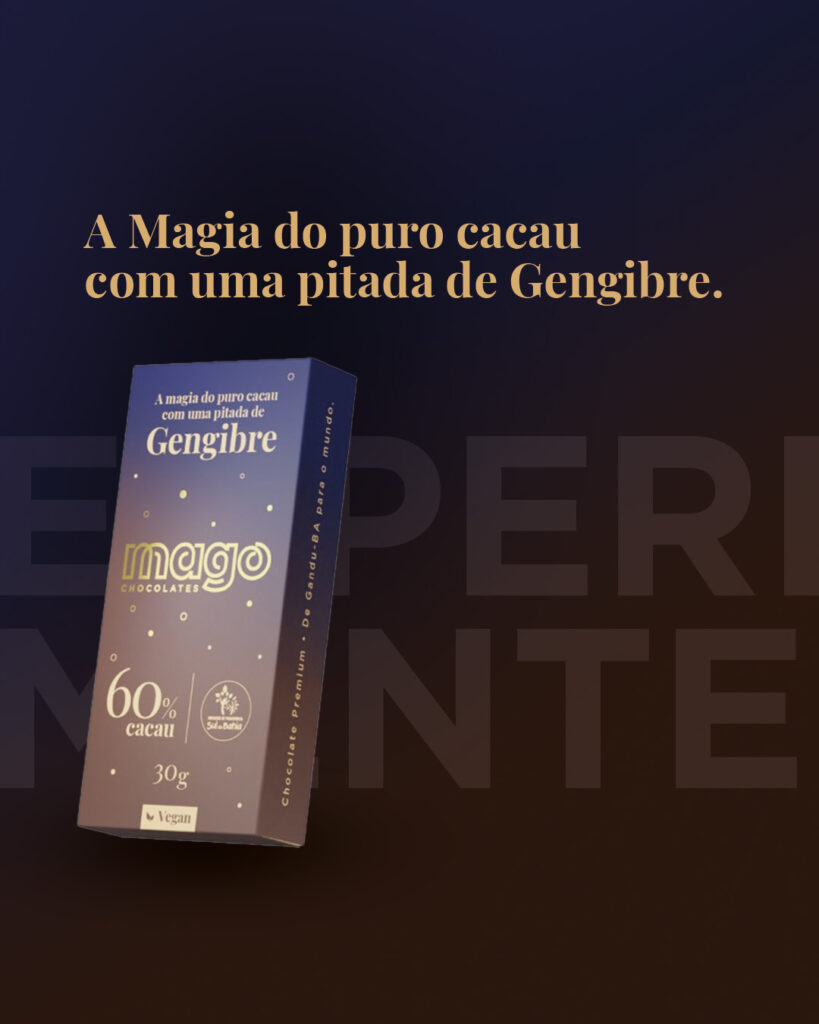 Redes Sociais da Mago Chocolates