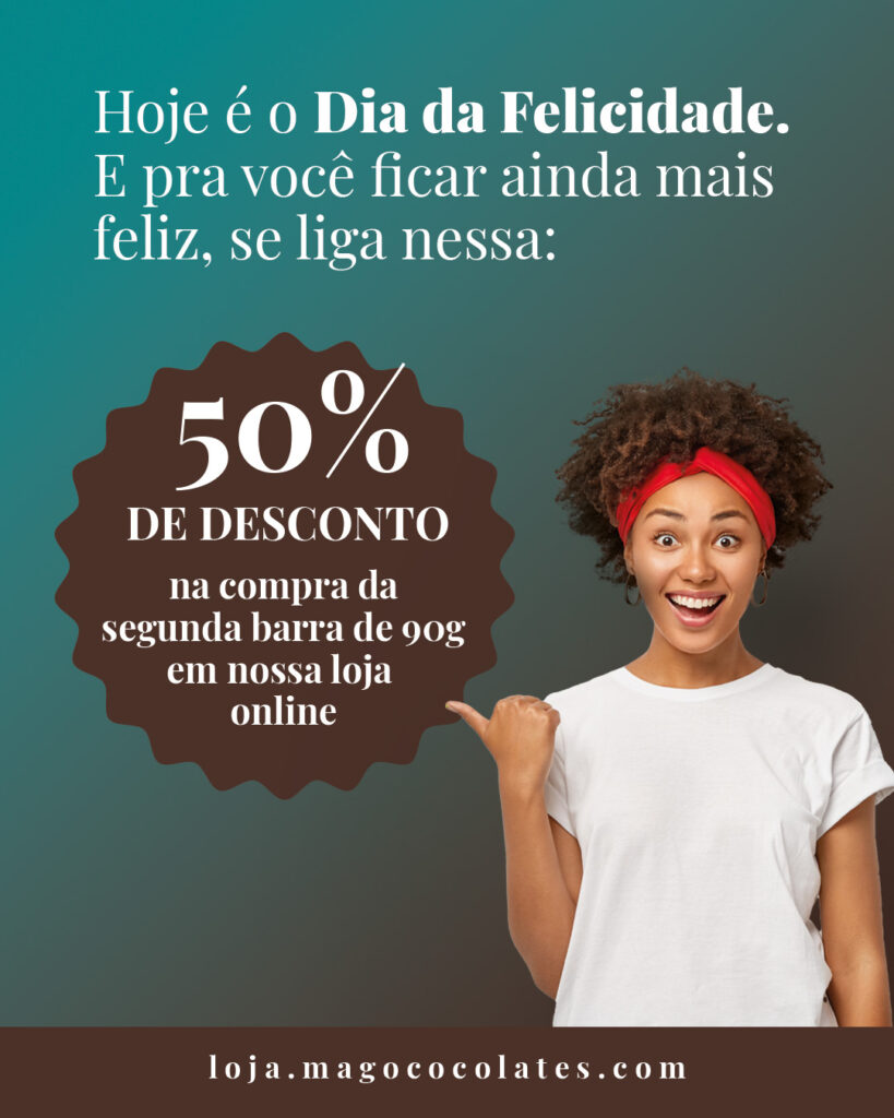 Redes Sociais da Mago Chocolates
