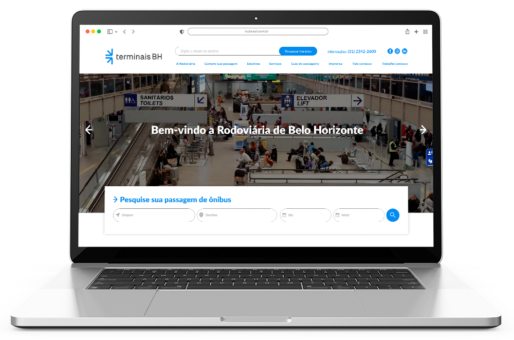 Site da Rodoviária de Belo Horizonte