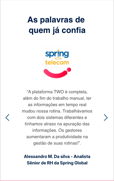 Landing page TWO